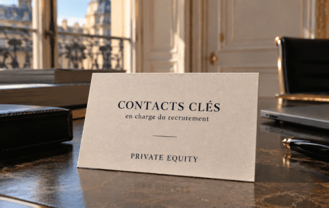 Élégante carte de Private Equity