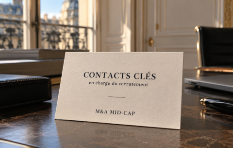 Parisian Desk with Key Contacts